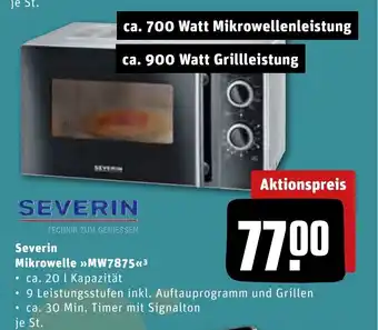 REWE Center Severin Mikrowelle MW 7875 Angebot