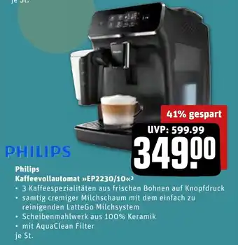 REWE Center Philips Kaffeevollautomat EP2230/10 Angebot