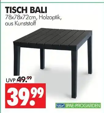 Wreesmann Ipae-progarden tisch bali Angebot
