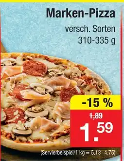 Zimmermann Marken-pizza Angebot