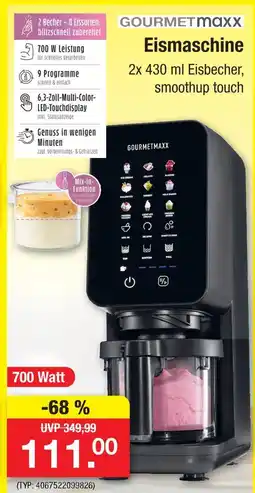 Zimmermann Gourmetmaxx eismaschine Angebot