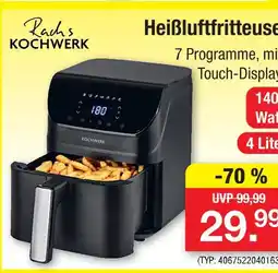 Zimmermann Pauls kochwerk heißluftfritteuse Angebot