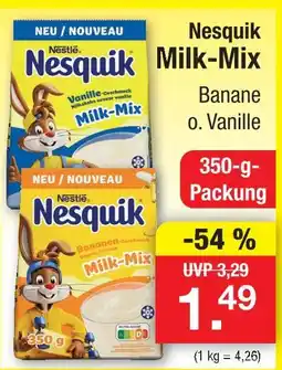 Zimmermann Nestlé nesquik milk-mix Angebot