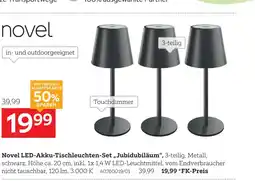XXXLutz Novel led-akku-tischleuchten-set „jubidubiläum“ Angebot