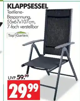 Wreesmann Top garden klappsessel Angebot
