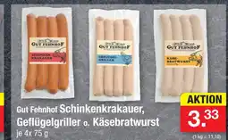 Zimmermann Gut fehnhof schinkenkrakauer, geflügelgriller o. käsebratwurst Angebot