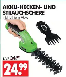 Wreesmann Akku-hecken- und strauchschere Angebot