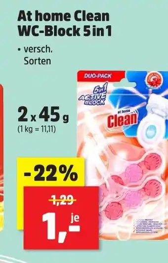 Thomas Philipps At home clean wc-block 5 in 1 Angebot