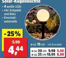 Thomas Philipps Solar-kugelleuchte ø ca. 15 cm Angebot