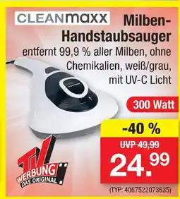 Zimmermann Cleanmaxx milben-handstaubsauger Angebot