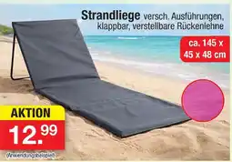 Zimmermann Strandliege Angebot