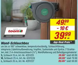 toom Baumarkt Toom wand-schlauchbox s Angebot