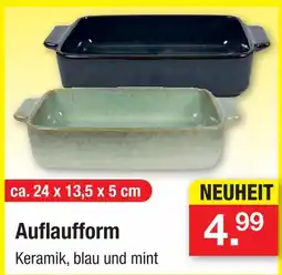 Zimmermann Auflaufform blau Angebot