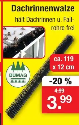 Zimmermann Bumag dachrinnenwalze Angebot