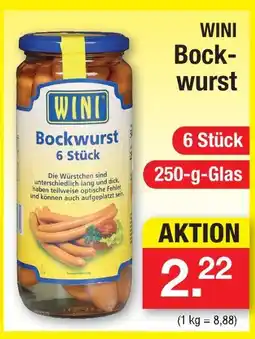 Zimmermann Wini bockwurst Angebot