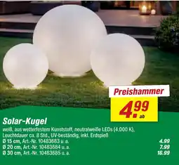 toom Baumarkt Solar-kugel 15 cm Angebot