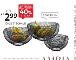 XXXLutz Ambia home obstschale Angebot