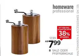 XXXLutz Homeware professional salz- oder pfeffermühle ca. 6 cm ø Angebot