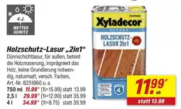 toom Baumarkt Xyladecor holzschutz-lasur „2in1“ 750 ml Angebot