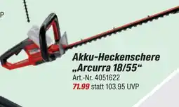 toom Baumarkt Einhell akku-heckenschere arcurra 18/55 Angebot