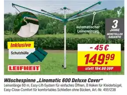 toom Baumarkt Leifheit linomatic 600 deluxe cover Angebot