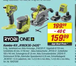 toom Baumarkt Ryobi kombo-kit r18ck3g-242g Angebot