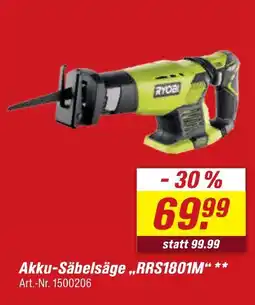 toom Baumarkt Ryobi akku-säbelsäge rrs1801m Angebot