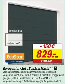 toom Baumarkt Ecostar garagentor-set „ecostarmatic“ Angebot