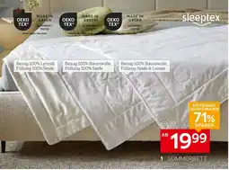 XXXLutz Sleeptex sommerbett „ontario“ Angebot