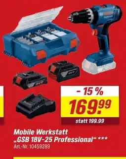 toom Baumarkt Bosch mobile werkstatt „gsb 18v-25 professional“ Angebot