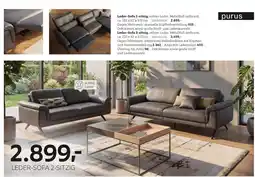 XXXLutz Purus leder-sofa 2-sitzig Angebot