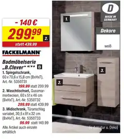 toom Baumarkt Fackelmann spiegelschrank Angebot
