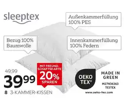 XXXLutz Sleeptex 3-kammer-kissen ilu Angebot