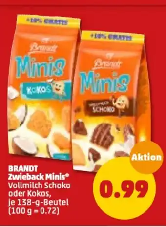 PENNY Brandt Zwieback Minis 138g Angebot