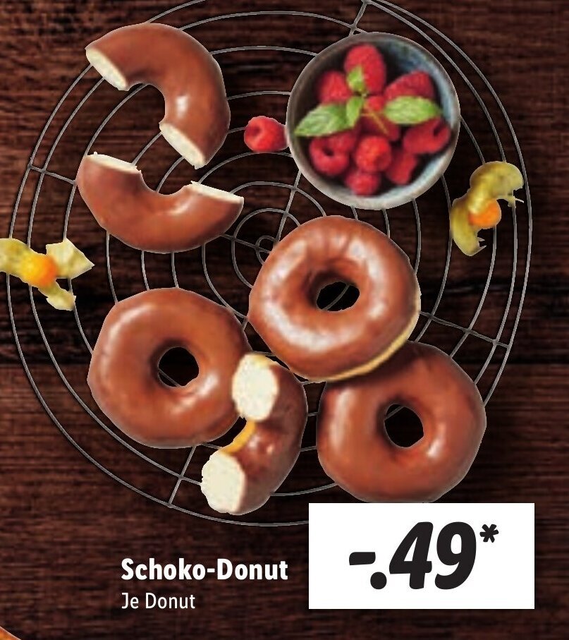 Schoko Donut Angebot bei Lidl