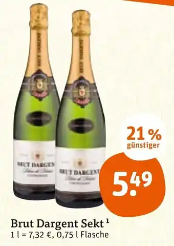 tegut Brut Dargent Sekt 0,75L Angebot