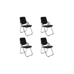 Netto Marken-Discount hjh OFFICE Klappstuhl 4er Pack ESTO Kunstleder Angebot