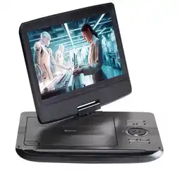 Netto Marken-Discount Denver MT-1097 tragbarer DVD-Player, drehbares 10 Display, schwarz Angebot