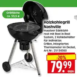 Herkules Baumarkt Holzkohlegrill Nashville Angebot
