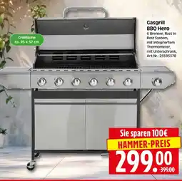 Herkules Baumarkt Gasgrill BBQ Hero Angebot