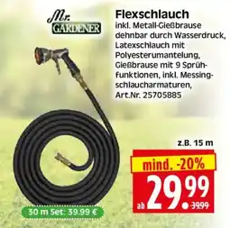 Herkules Baumarkt Mr. GARDENER Flexschlauch Angebot