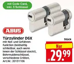 Herkules Baumarkt ABUS Türzylinder D6X Angebot