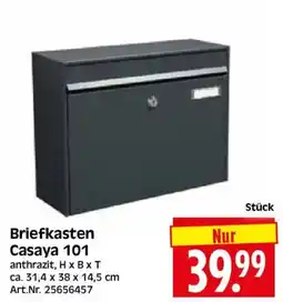 Herkules Baumarkt Briefkasten Casaya 101 Angebot