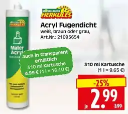 Herkules Baumarkt HERKULES Acryl Fugendicht Angebot