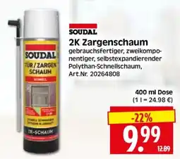 Herkules Baumarkt Soudal 2K Zargenschaum Angebot
