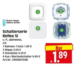 Herkules Baumarkt Busch-Jaeger Schalterserie Reflex SI Angebot