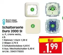 Herkules Baumarkt Busch-Jaeger Schalterserie Duro 2000 SI Angebot