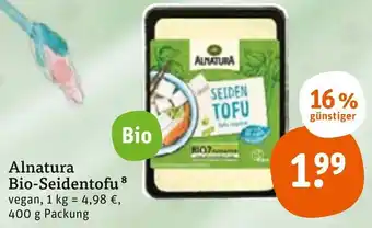 tegut Alnatura Bio Seidentofu 400g Angebot