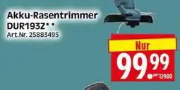 Herkules Baumarkt Akku-Rasentrimmer DUR193Z* * Angebot