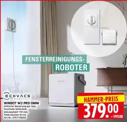 Herkules Baumarkt ECOVACS ROBOTICS WINBOT W2 PRO OMNI Angebot
